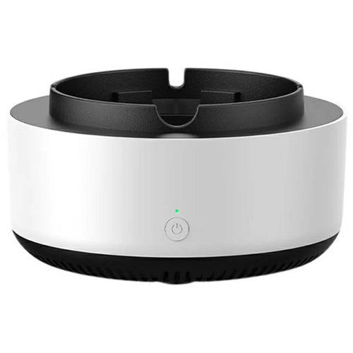 AS-08 Home Office Smoke Removal Air Purification Ashtray Electric Air Purifier Ashtray, Battery Powered - White - 1