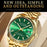 WLISTH 6156 Steel Strap Men Quartz Watch Waterproof Luminous Calendar Wrist Watch - Black Dial - 5