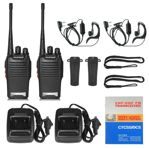 BAOFENG bf-777s 2Pcs Outdoor Handheld Interphone Two Way Radio UHF 400-470MHZ Walkie Talkie - US Plug - 1