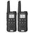 BAOFENG FR-22A 2Pcs Outdoor Handheld Interphone with Screen UHF FRS462 PMR446MHZ Walkie Talkie - Black / EU Plug - 1