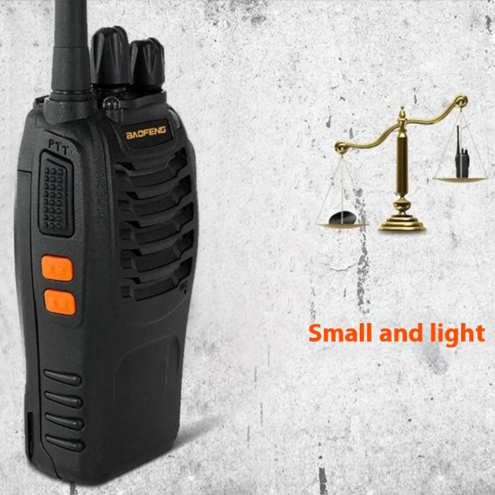 BAOFENG BF-888H 2Pcs Outdoor Handheld Two Way Radio UHF 400-470MHZ Walkie Talkie - US Plug - 4