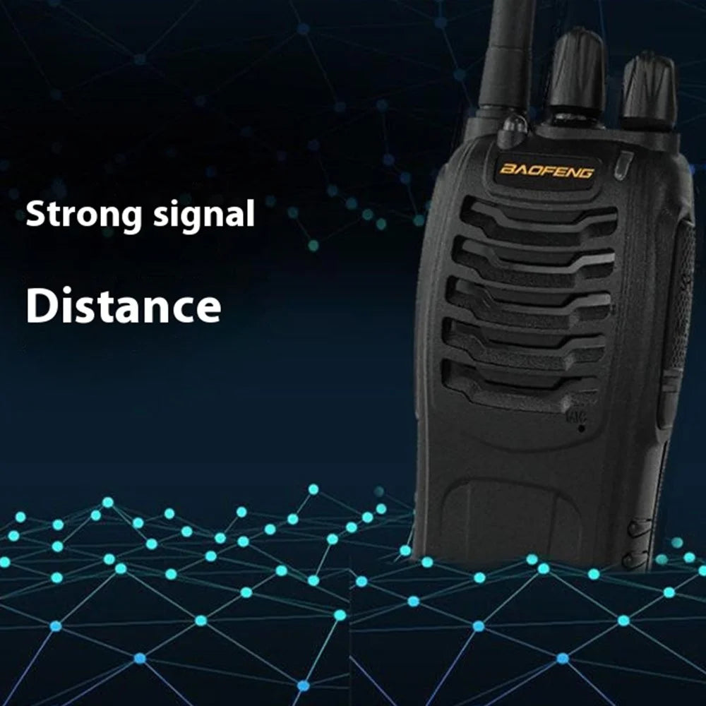 BAOFENG BF-888H 2Pcs Outdoor Handheld Two Way Radio UHF 400-470MHZ Walkie Talkie - US Plug - 5