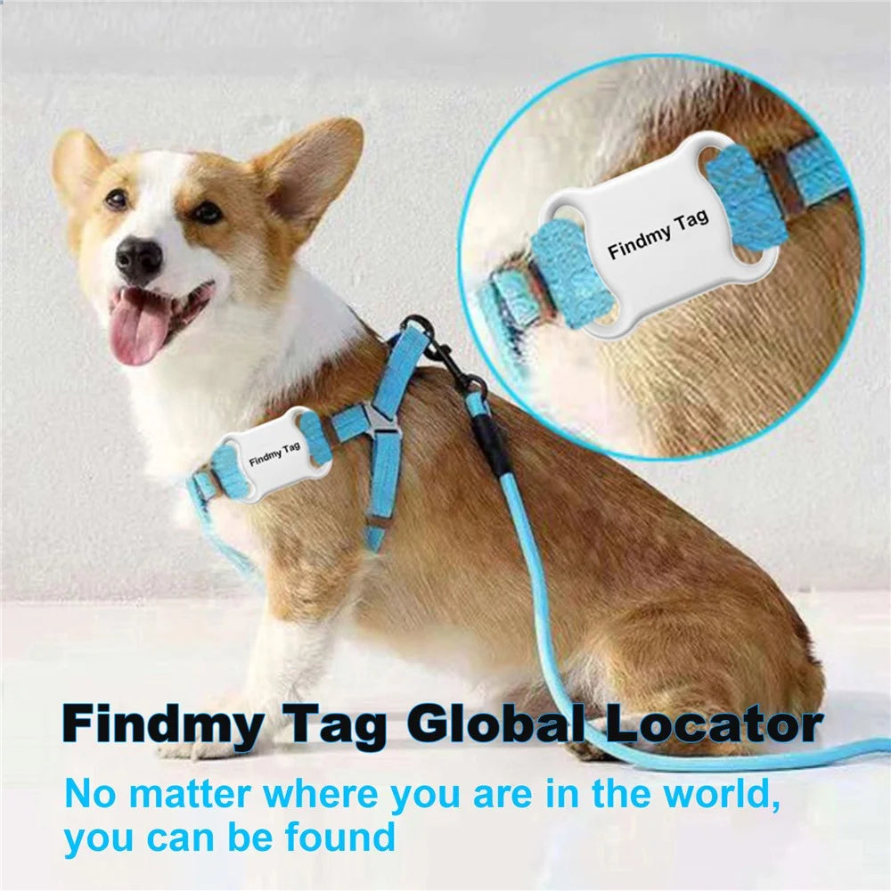 F2 Global Locator Waterproof Anti-Lost Bluetooth-compatible Tracker Collar - White - 3