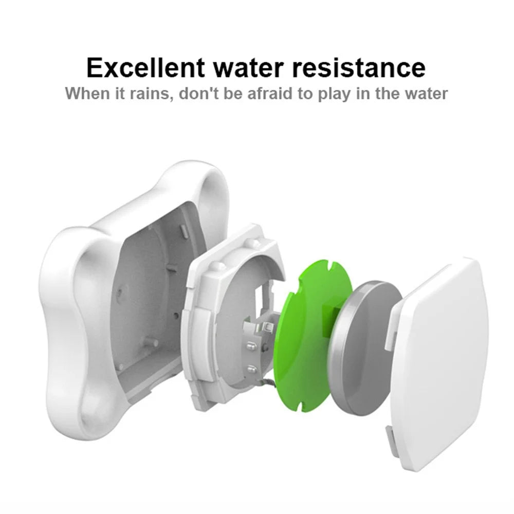 F2 Global Locator Waterproof Anti-Lost Bluetooth-compatible Tracker Collar - White - 6