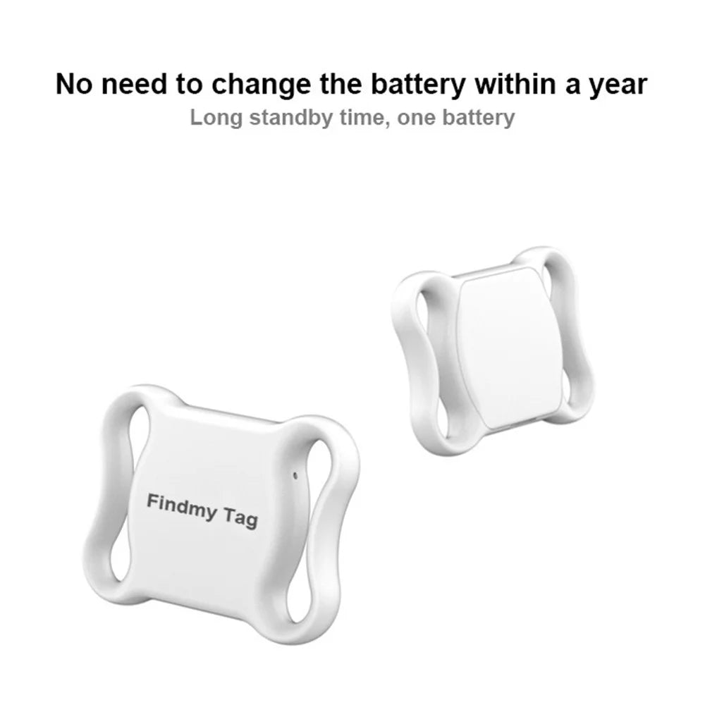 F2 Global Locator Waterproof Anti-Lost Bluetooth-compatible Tracker Collar - White - 7