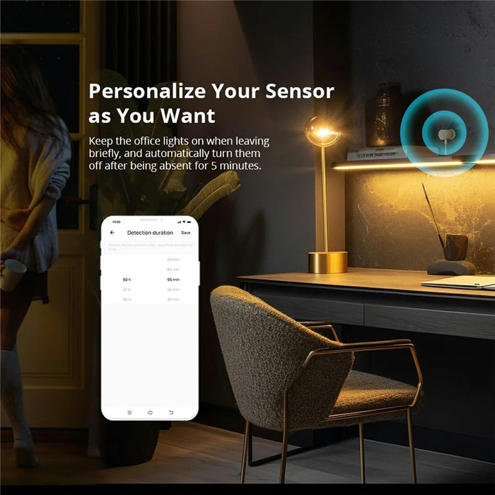 SONOFF SNZB-06P Zigbee Human Presence Sensor Radar Detector Motion Sensor for Alexa Google Home - 7