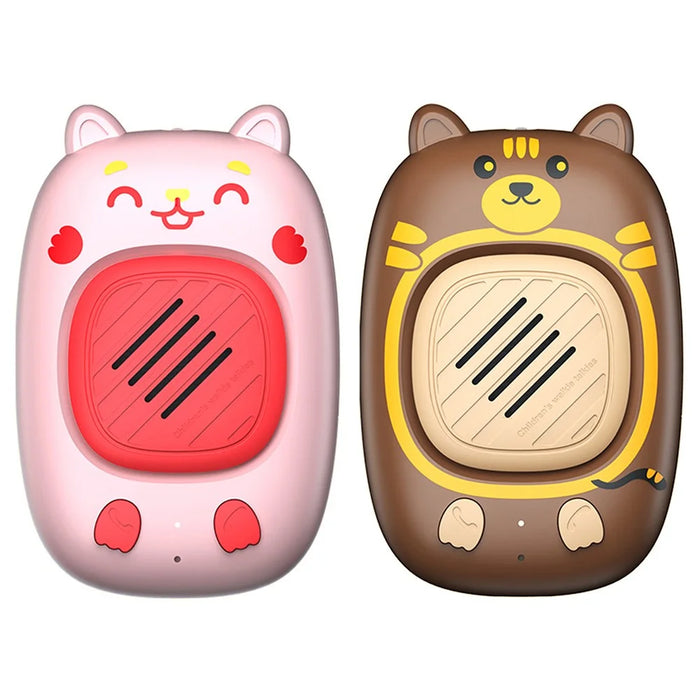 B2 2Pcs Kids Cartoon Walkie Talkies with Flashlight Intercom Toy for Outdoor Camping Hiking - 1