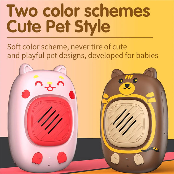 B2 2Pcs Kids Cartoon Walkie Talkies with Flashlight Intercom Toy for Outdoor Camping Hiking - 6