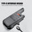 DK F1 2Pcs Portable Mini Handheld Interphone UHF 400-480MHZ Walkie Talkie - Black / EU Plug - 4