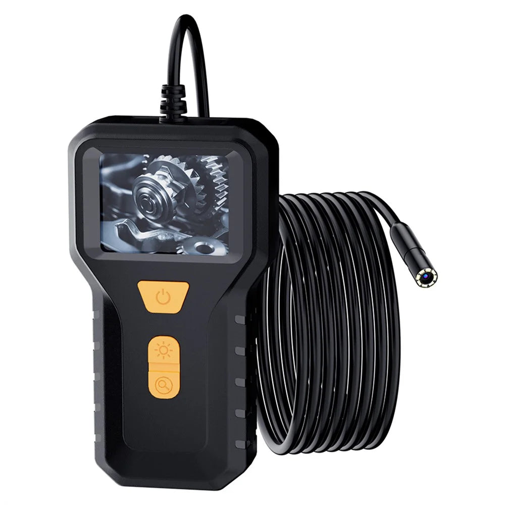 P240 2 Inch Industrial Endoscope 8mm Lens 1080P HD Handheld Inspection Camera, with 15m Hard Wire - 1