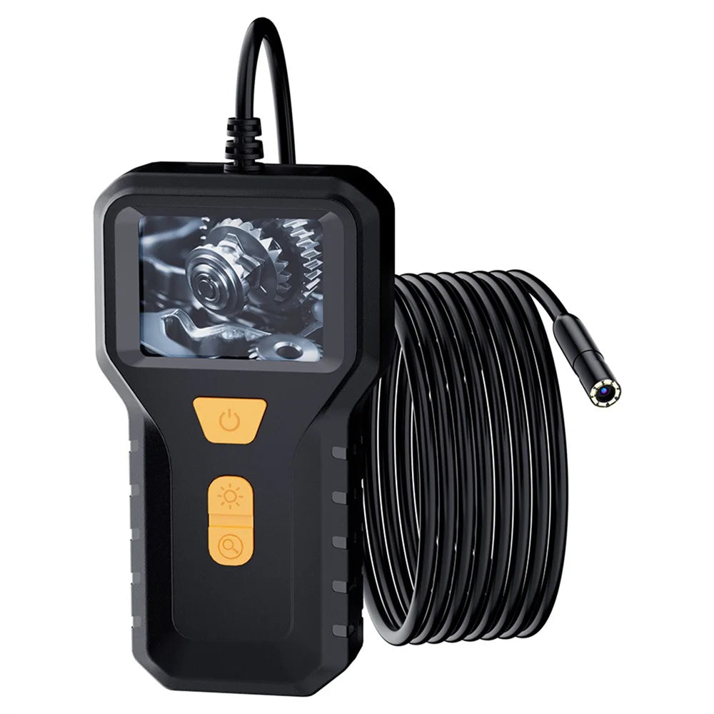 P240 2 Inch Industrial Endoscope 8mm Lens 1080P HD Handheld Inspection Camera, with 10m Hard Wire - 1