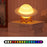 13cm Saturn Lamp with Wood Stand 16 Colors LED 3D Print Decor USB Rechargeable Remote & Touch Control Nursery Night Light - 2