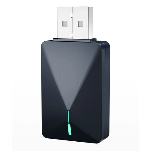 Mini U3 Plug and Play USB Car Wired to Wireless Carplay Adapter Dongle - 1