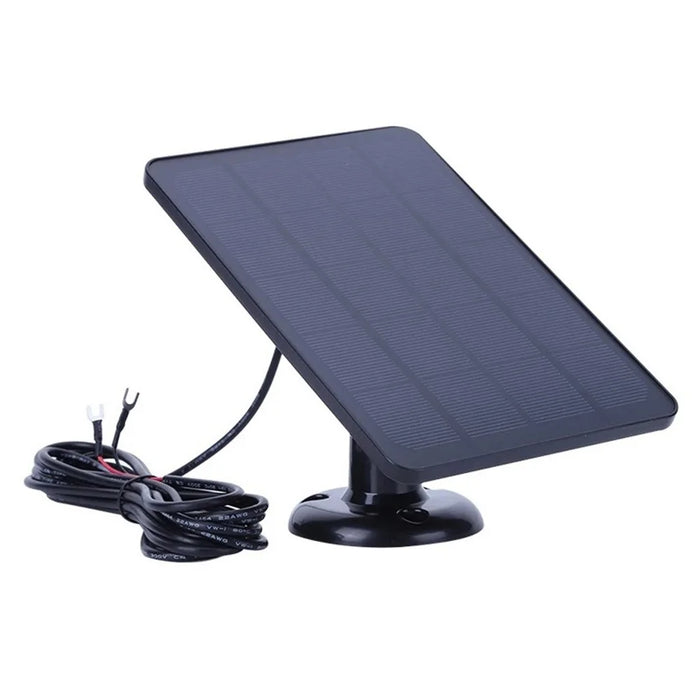 4W Solar Panel for Ring Video Doorbell 4 / 3 / 3 Plus / 2 Surveillance Smart Doorbell Charger - Black - 1