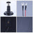 4W Solar Panel for Ring Video Doorbell 4 / 3 / 3 Plus / 2 Surveillance Smart Doorbell Charger - Black - 4