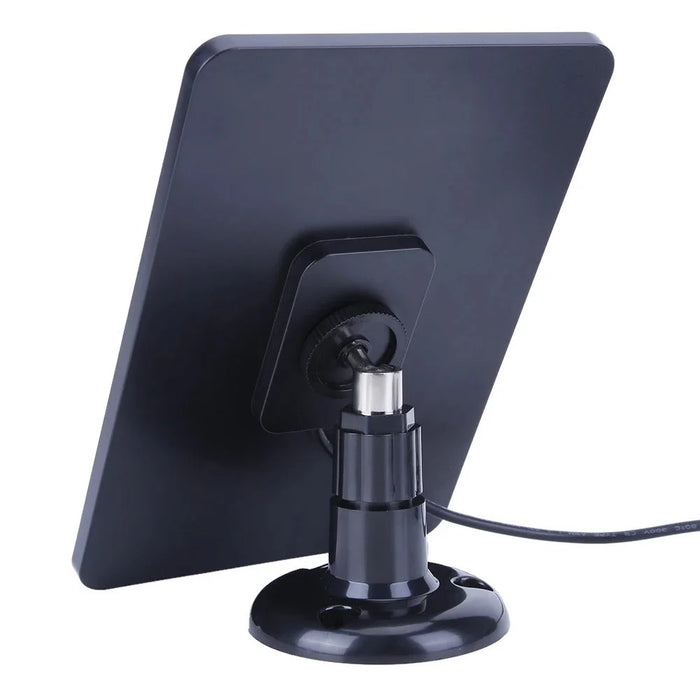 4W Solar Panel for Ring Video Doorbell 4 / 3 / 3 Plus / 2 Surveillance Smart Doorbell Charger - Black - 6