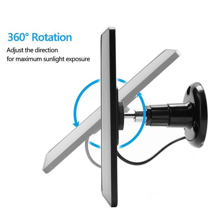 Solar Panel for Arlo Ultra 2 / Pro 3 / Ultra / Pro 5S Surveillance Camera Magnetic Charging Panel - Black - 4