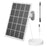 3W Solar Panel Doorbell Surveillance Camera Charger with DC55x21 / DC3.5x1.35 Output Interface - White - 1