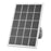 3W Solar Panel Doorbell Surveillance Camera Charger with DC55x21 / DC3.5x1.35 Output Interface - White - 7