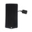 2.5W 5V Solar Panel Phone Fan Light Charger with USB Output Port - Black - 5