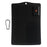3.5W 5V Solar Panel Phone Fan Flashlight Charger with USB Output Port - Black - 1