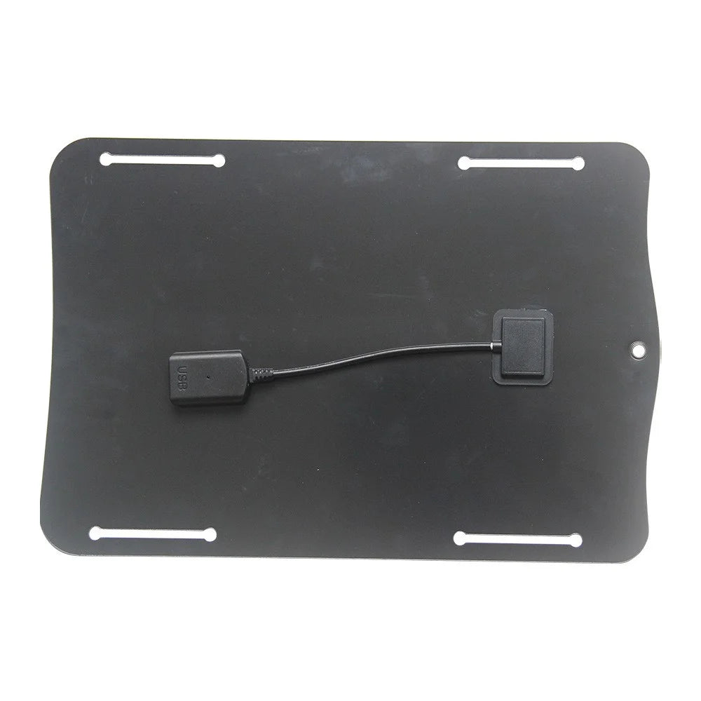 10W 5V Solar Panel USB Output Port Outdoor Phone Fan Flashlight Charger - 5