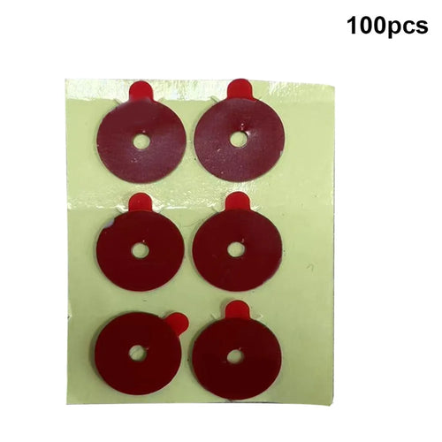 100Pcs Round Stickers for Laptop Intelligent Anti-Theft Alarm Device Connector - 1