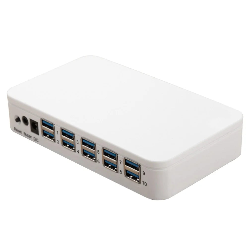 10 Interface Laptop Intelligent Anti-Theft Alarm System Mouse Keyboard Anti-Theft Alarm Device - EU Plug - 1