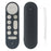 For Google TV Streamer Voice Remote Silicone Case TV Accessories Remote Control Protective Cover with Strap - Grey - 1
