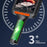 T42-AV 8mm Single Lens Endoscope 4.3 Inch IPS Screen 1080P HD Handheld Inspection Camera - 5m Wire - 7