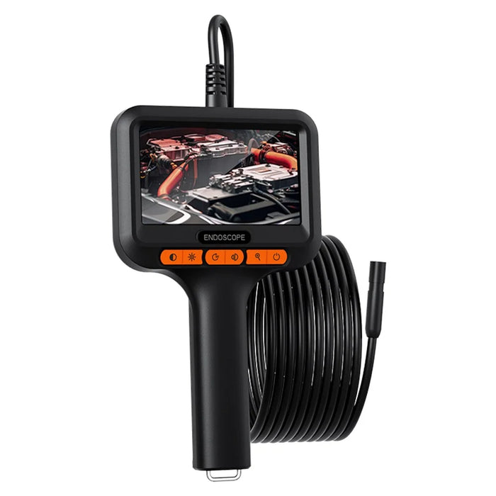 T42-AV 8mm Single Lens Endoscope 4.3 Inch IPS Screen 1080P HD Handheld Inspection Camera - 100m Wire - 1