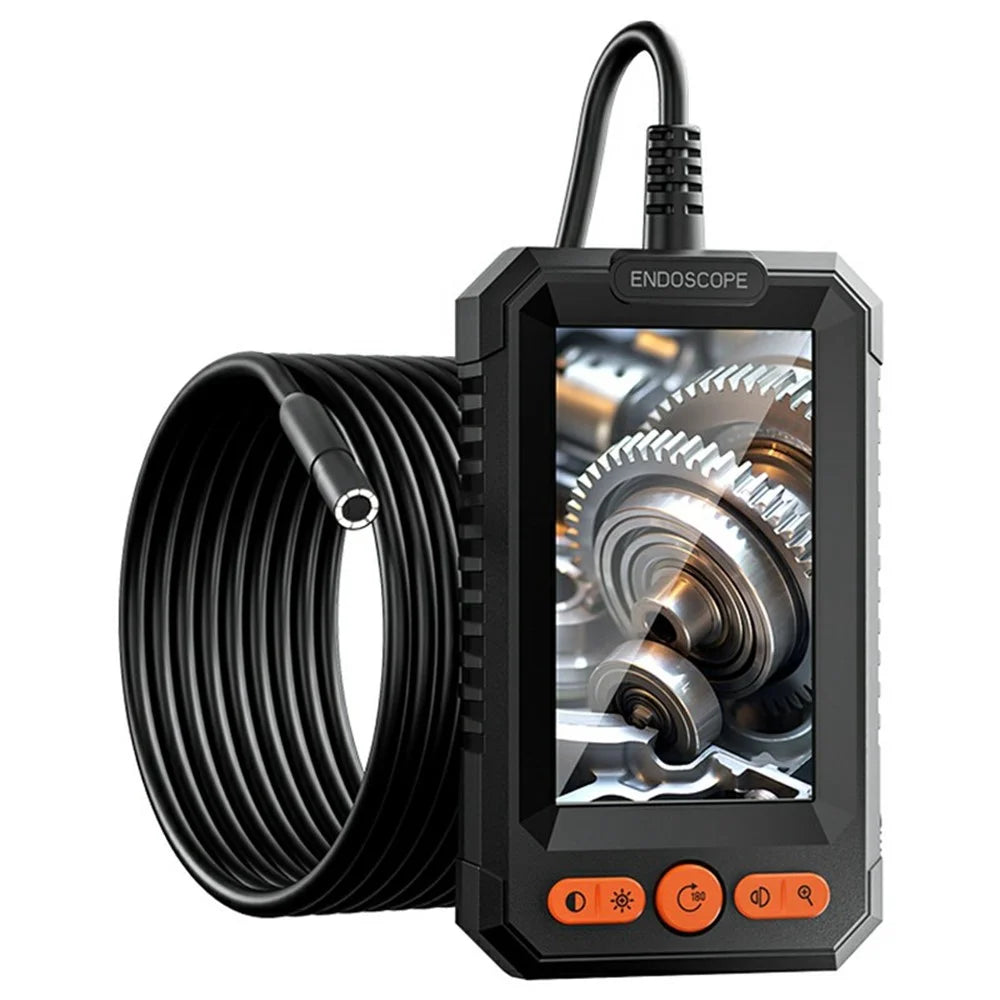 T40-AV 8mm Single Lens Endoscope 4.3 Inch IPS Screen 1080P HD Handheld Inspection Camera - 100m Wire - 1