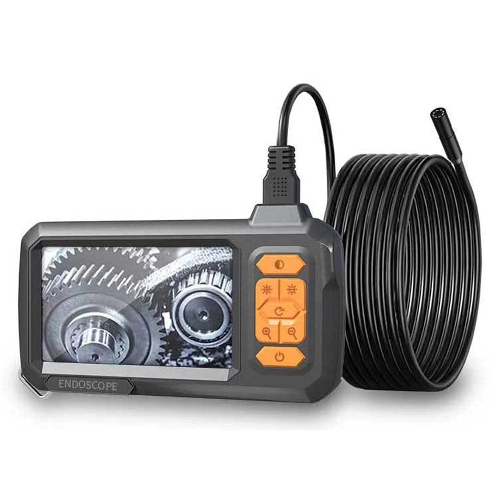 T30-AV 8mm Single Lens 4.3 Inch IPS Screen 1080P HD Endoscope Camera - 30m Rigid Cable - 1