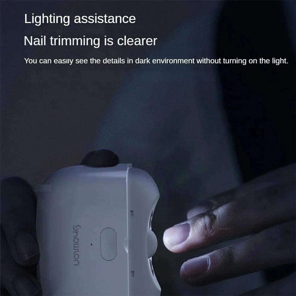 XIAOMI YOUPIN SHOWLON LQ-DDZJD03 Electric Nail Clipper Automatic Nail Trimming Cutter (Chinese Version) - 2