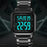 SKMEI 2133 Stylish Digital Watch Student Steel Strap Square Electronic Watch - Black - 3