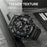 SKMEI 2222 Outdoor Sports Multi-function Electronic Watch 50m Waterproof Luminous Stopwatch - Black+Colorful Dial - 3