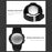SKMEI 2222 Outdoor Sports Multi-function Electronic Watch 50m Waterproof Luminous Stopwatch - Black+Colorful Dial - 7
