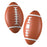 Rugby Shape Smart Tracker Key Wallet Item Anti-Lost Mini Global Finder for iOS - Brown - 1