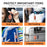 Rugby Shape Smart Tracker Key Wallet Item Anti-Lost Mini Global Finder for iOS - Brown - 6