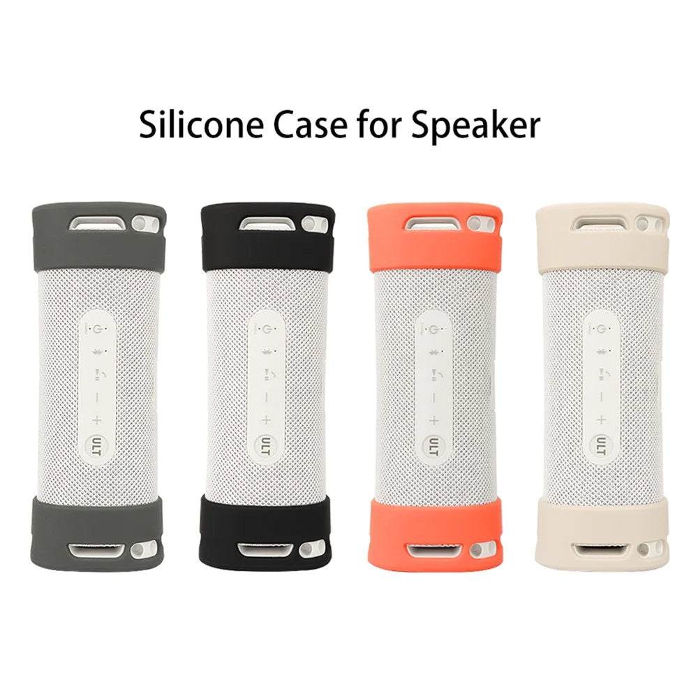2Pcs For Sony ULT Field 1 Silicone Case Bluetooth-compatible Speaker Protective Cover - Black - 5