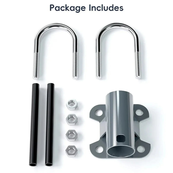 U-Clamp Pipe Adapter for Starlink V2 Satellite Internet Kit Mounting Bracket for RV Yacht - 6