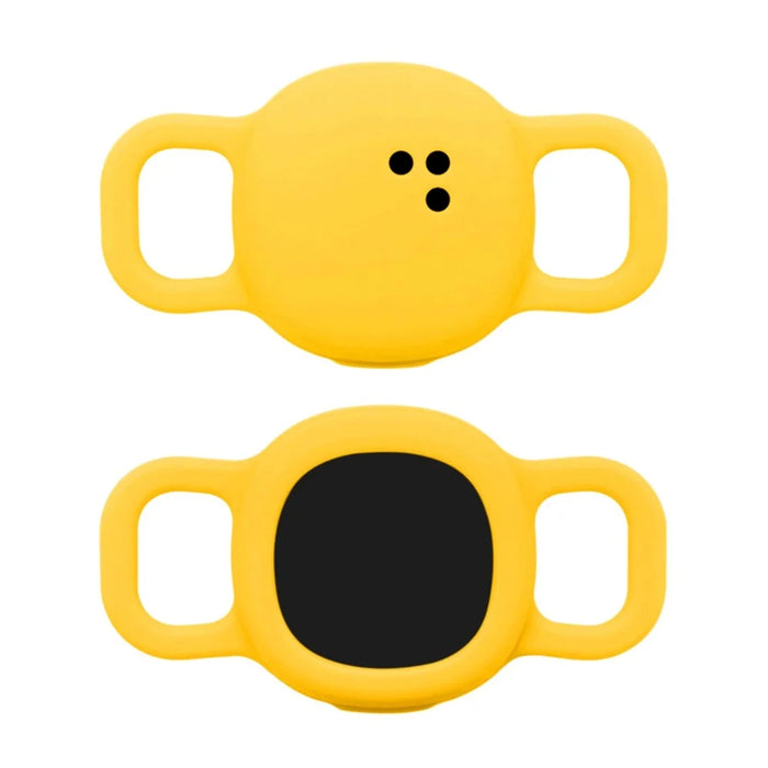 Size S Silicone Case for Tile Sticker (2024) , Pet Tracker Protective Cover - Yellow - 1