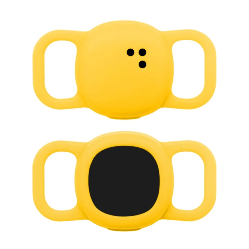 Size L Silicone Case for Tile Sticker (2024) , Pet Tracker Protective Cover - Yellow - 1
