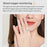 V8 Rhinestone Decor Sleep Heart Rate Health Monitoring Smart Ring with Charging Case - Silver / Size 7 - 4