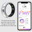 V8 Rhinestone Decor Sleep Heart Rate Health Monitoring Smart Ring with Charging Case - Silver / Size 7 - 5