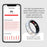 V8 Rhinestone Decor Sleep Heart Rate Health Monitoring Smart Ring with Charging Case - Silver / Size 7 - 7