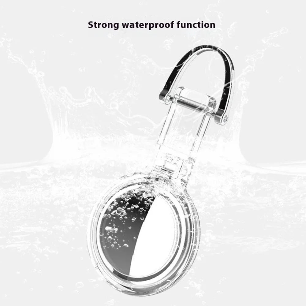 Clear PC Hard Case for Apple AirTag Tracker Protective Cover - 5