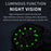 WLISTH 6183 Simple Stylish Luminous Quartz Watch with Silicone Strap - Black - 4