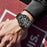 WLISTH 6183 Simple Stylish Luminous Quartz Watch with Silicone Strap - Black - 6