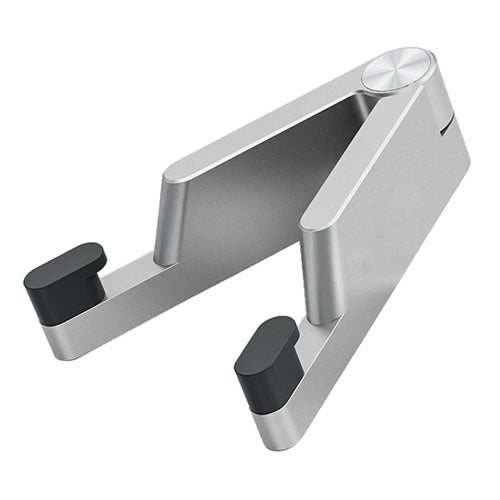 V-Shape Aluminum Alloy Phone Stand Foldable Mini Portable Desktop Holder - Silver - 1